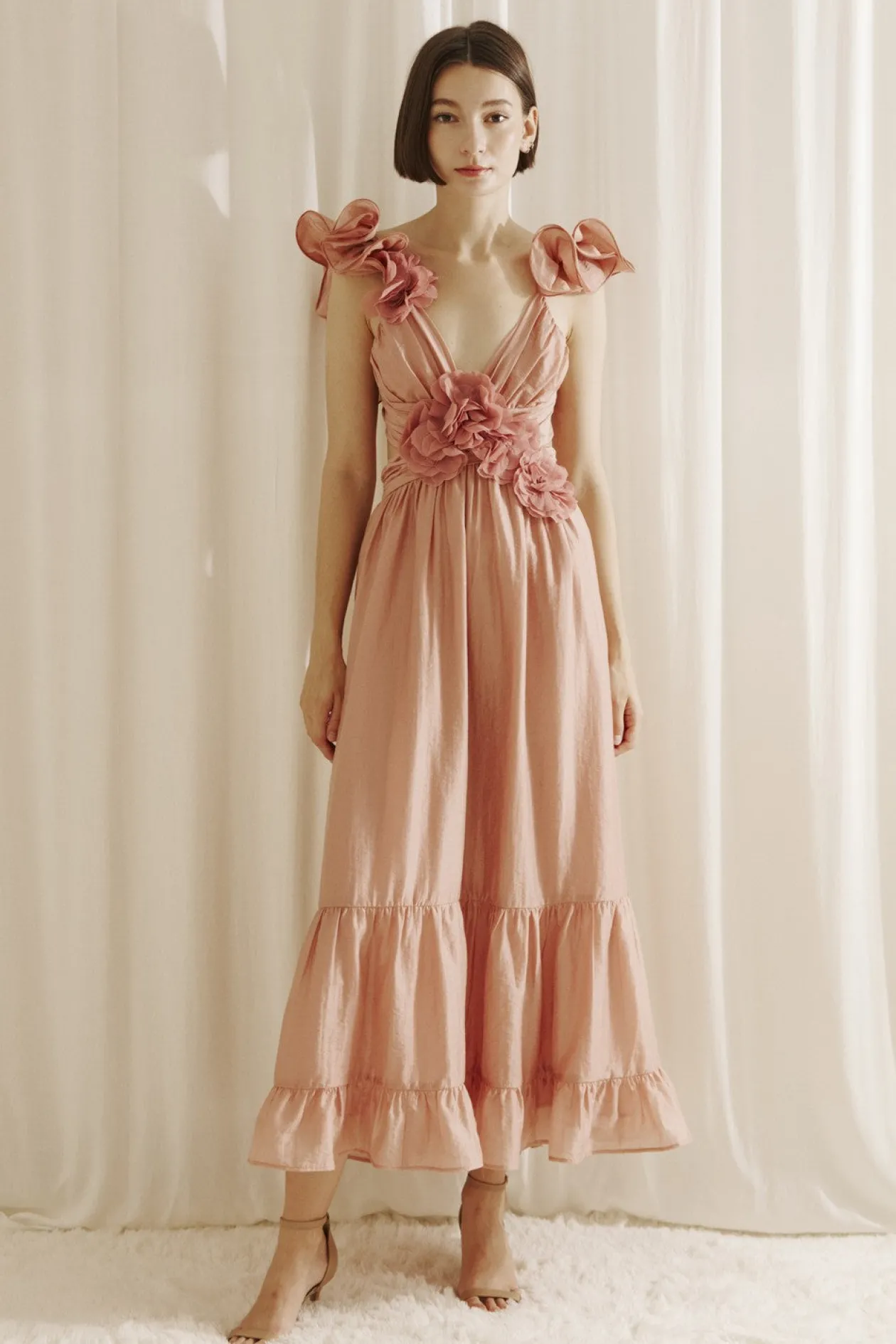Romantic Rose Maxi Dress