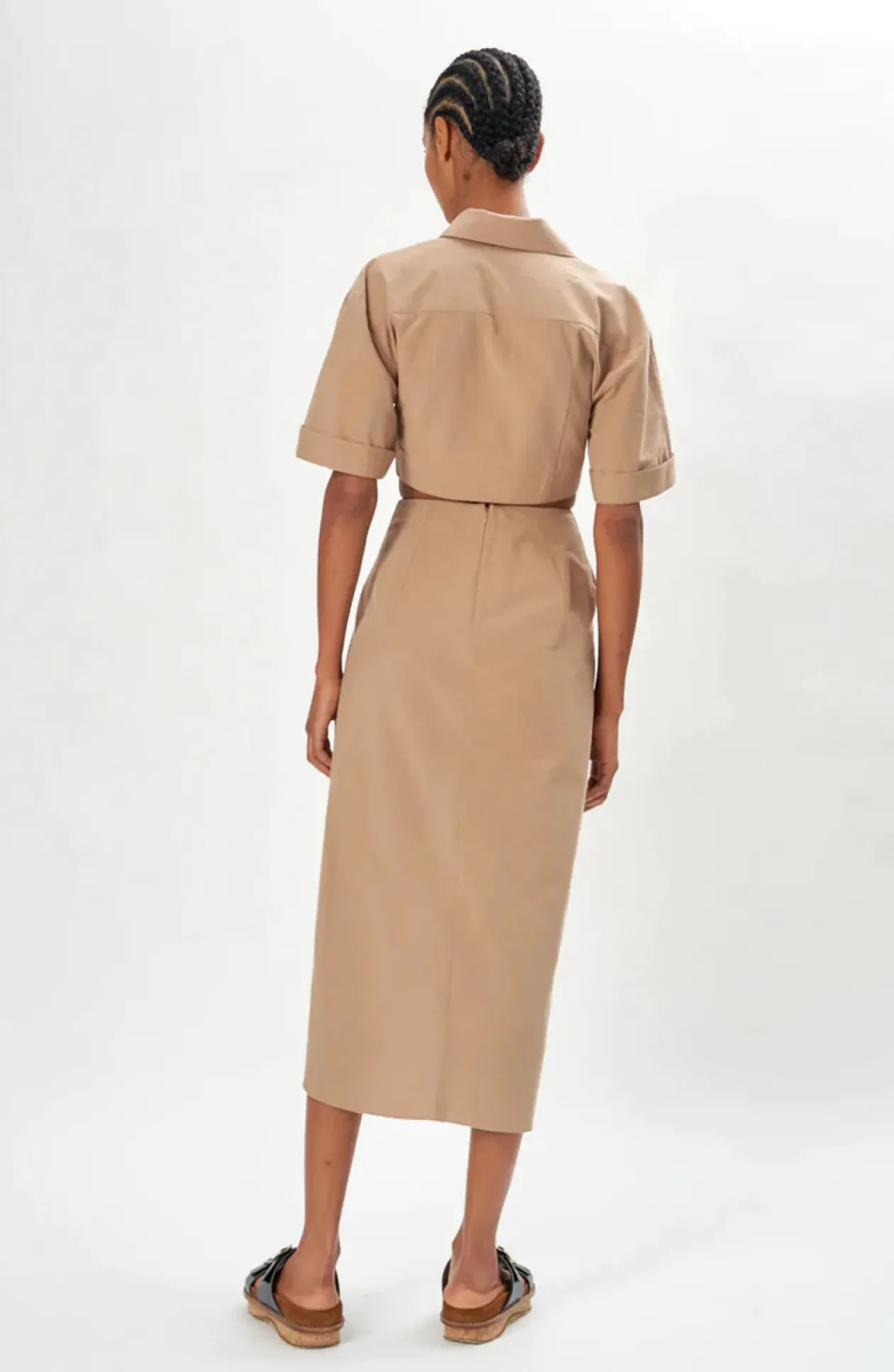 Ronny Kobo Greg Skirt in Sand