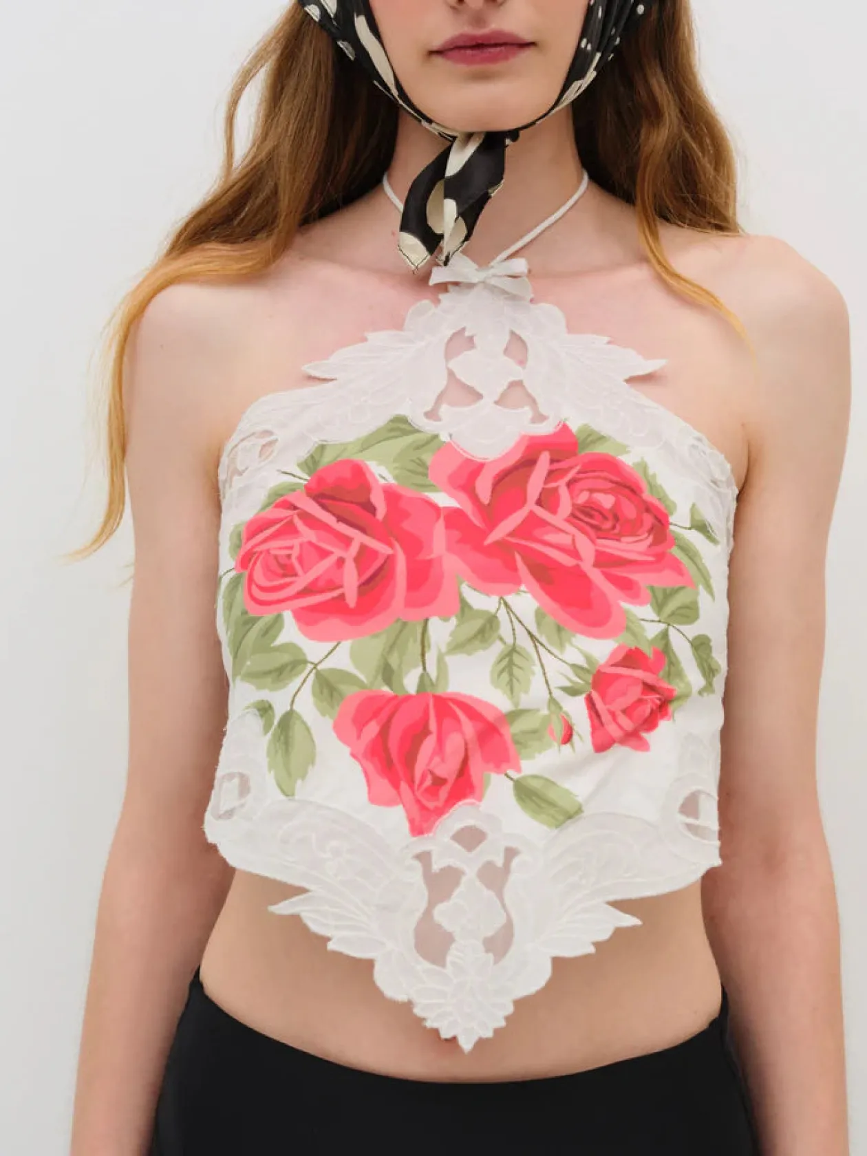 Rose Halter Top
