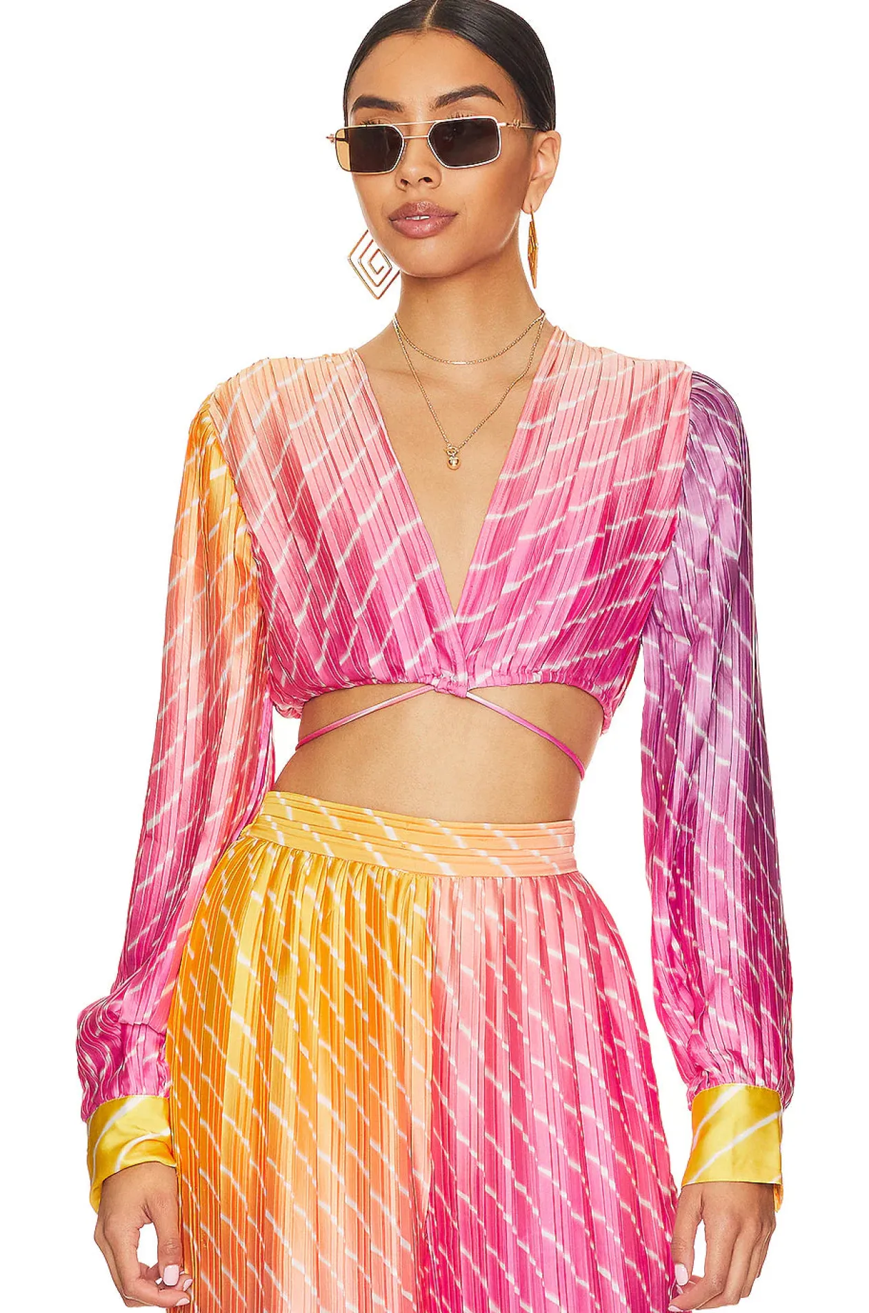 Sand Evie Top in Pink