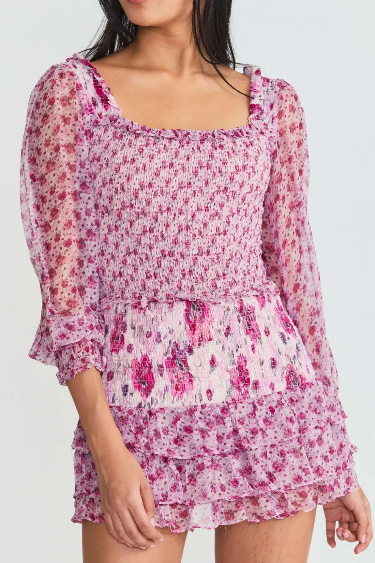 Scout Dress in Fancy Pink