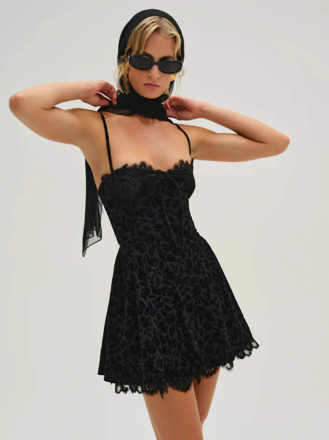 Shae Mini Dress in Black