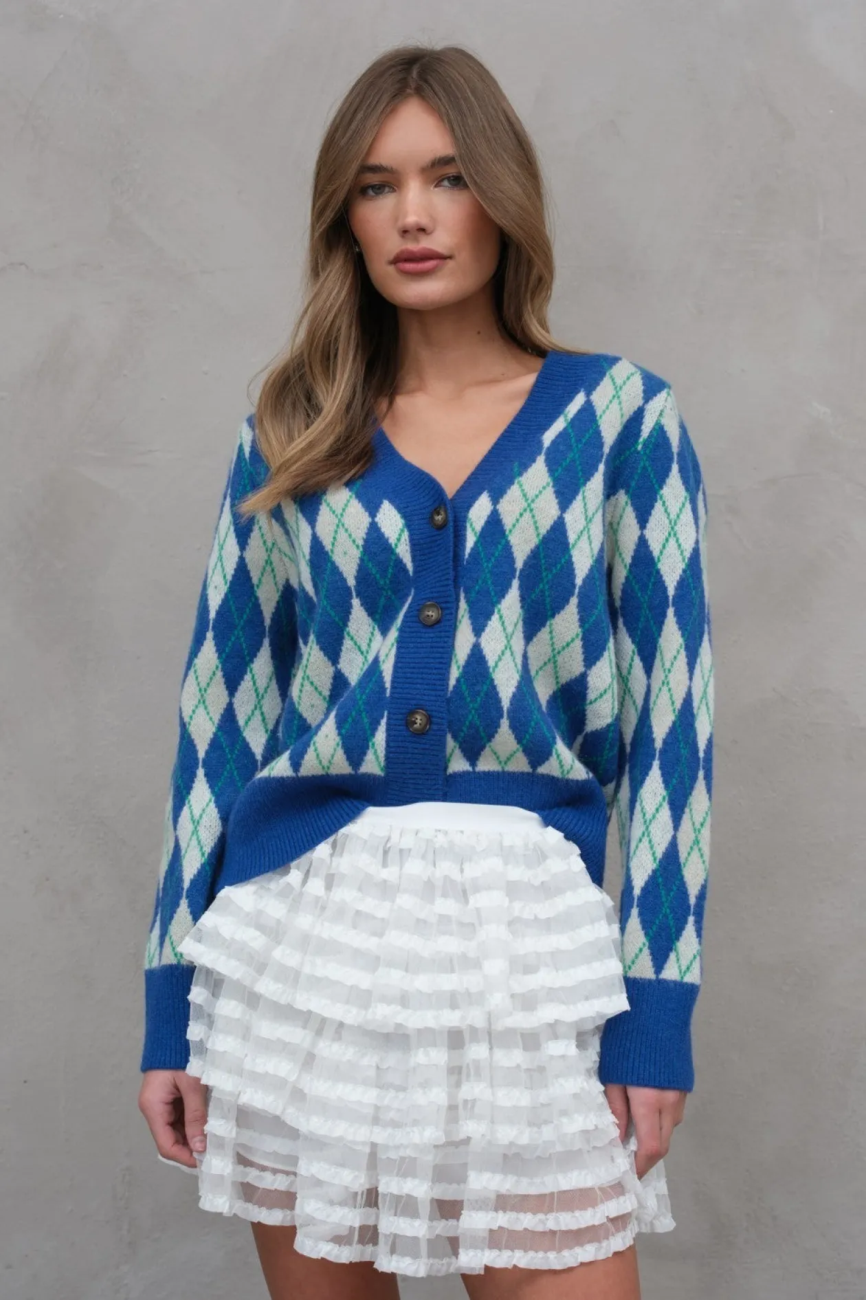 Sherlock Cardigan in Blue