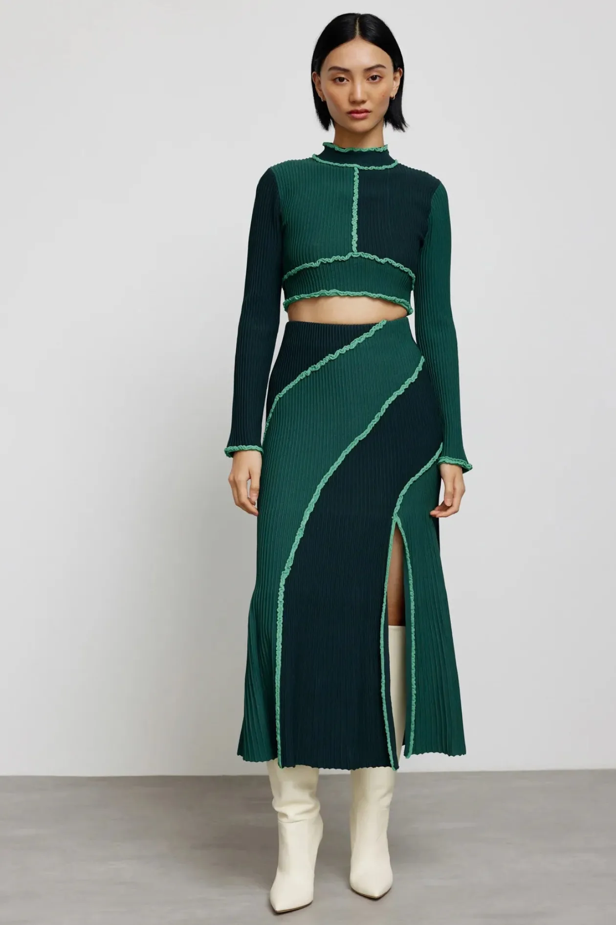 Significant Other Ginny Skirt in Teal Mix