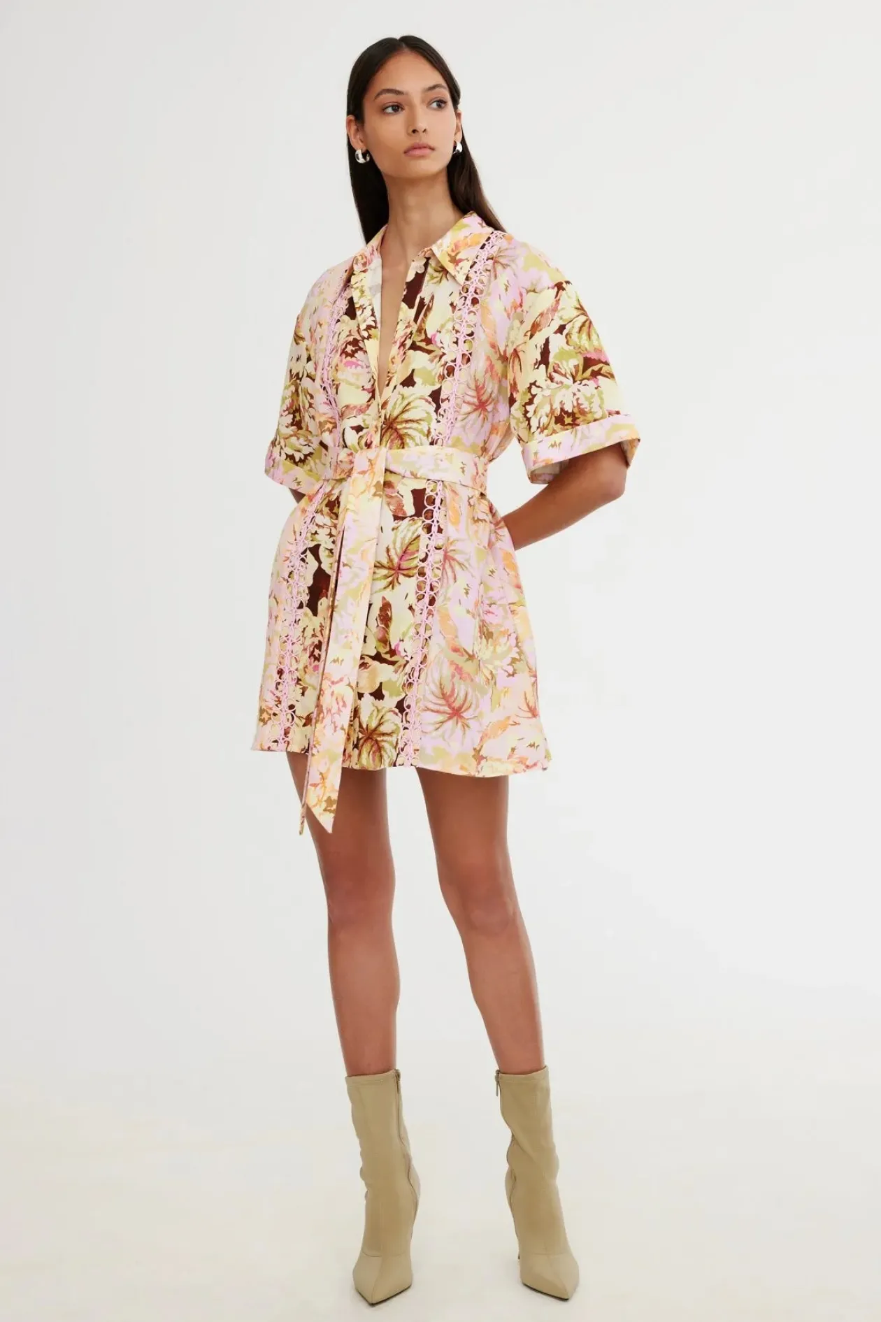 Significant Other Nicole Shirt Dress in Jungle Mix