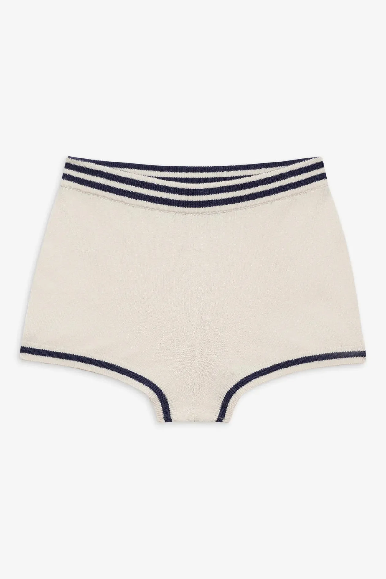 Simona Pointelle Striped Shorts