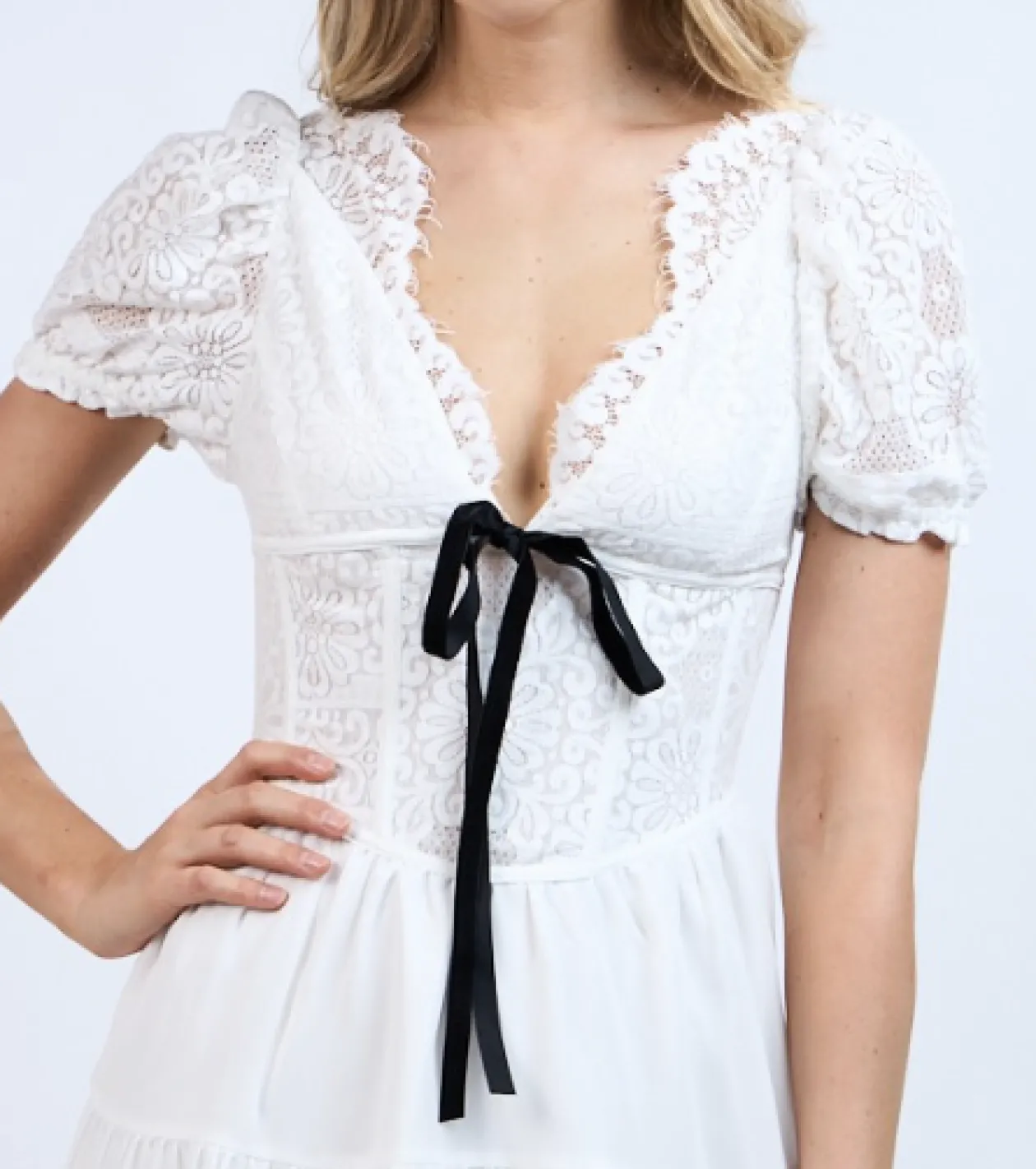 Sophia Lace Mini Dress