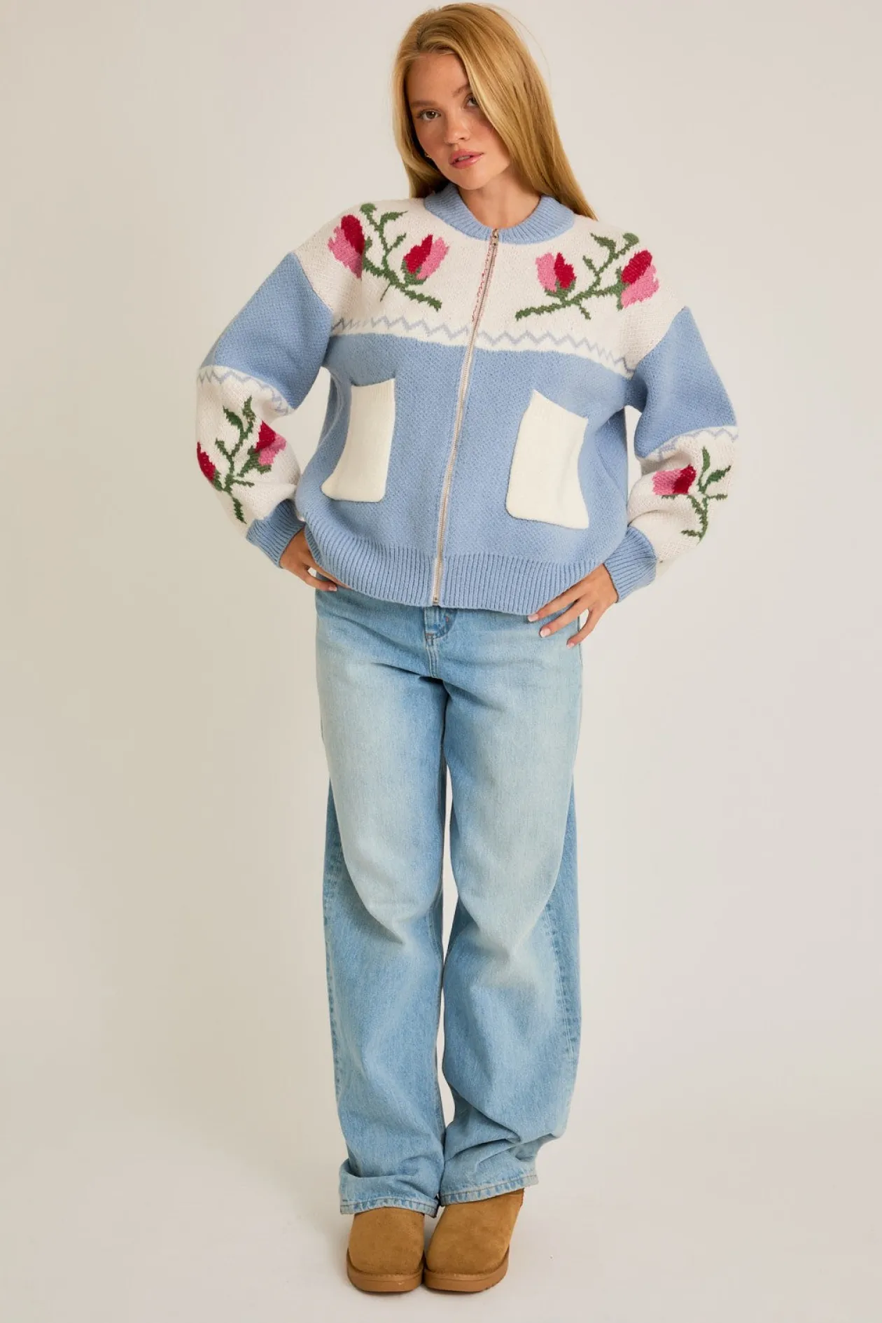 Spring Garden Sweater Jacket