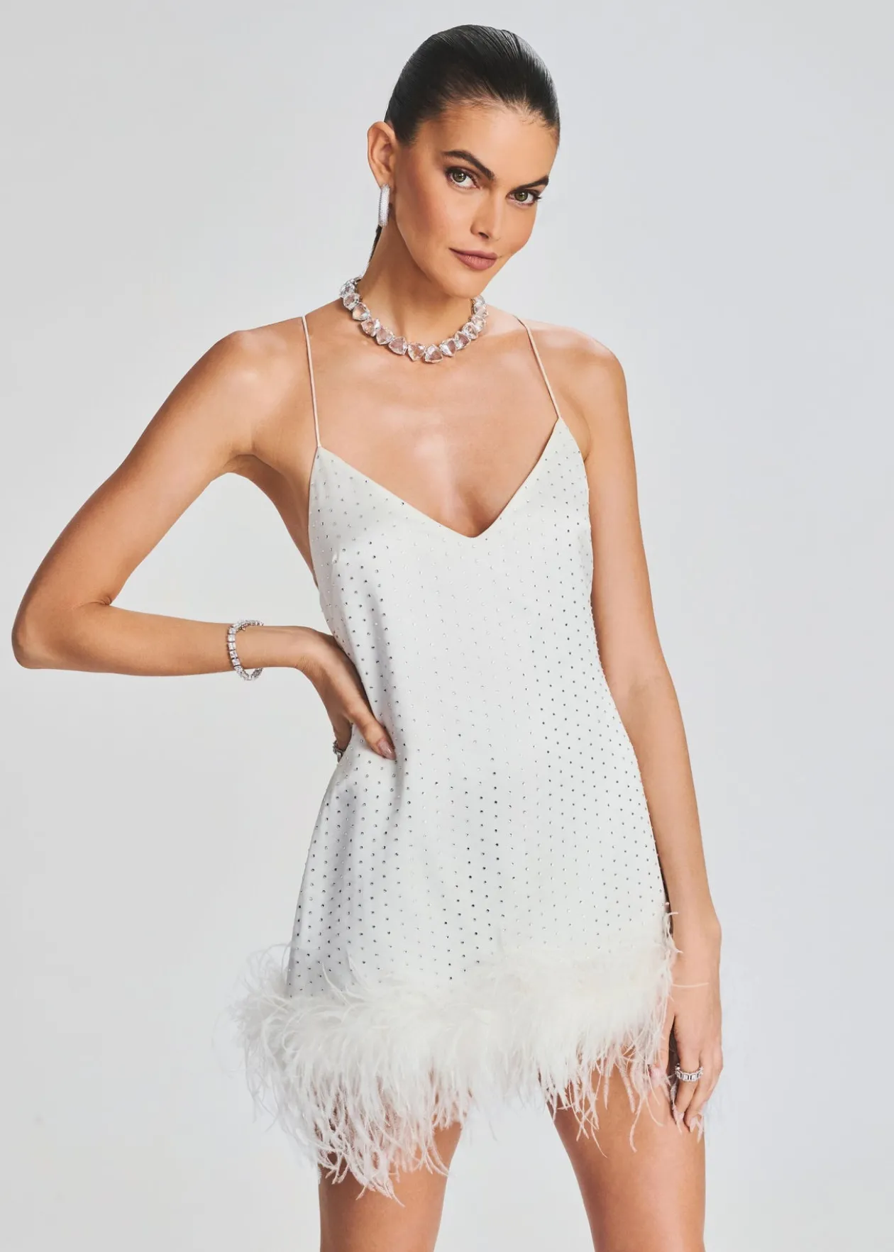 Susana Feather Dress