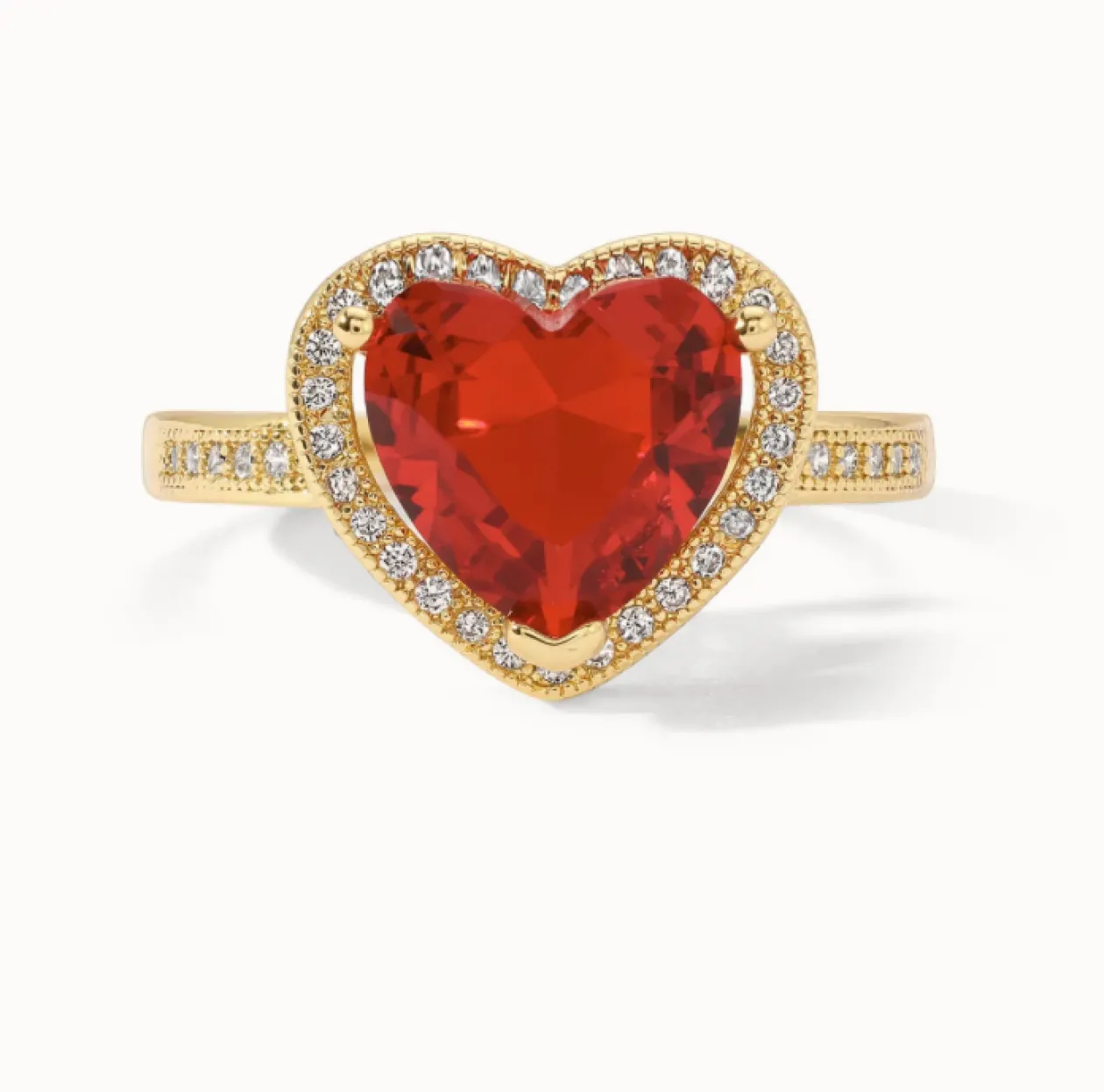 The Cherry Heart Ring
