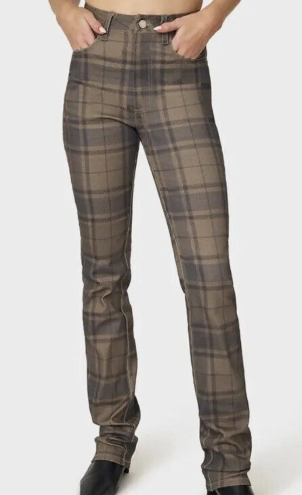 The Icon Jean in Cool Plaid