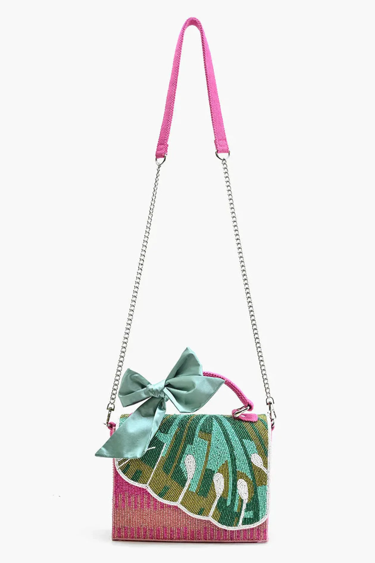 Water Lily Top Handle Bag