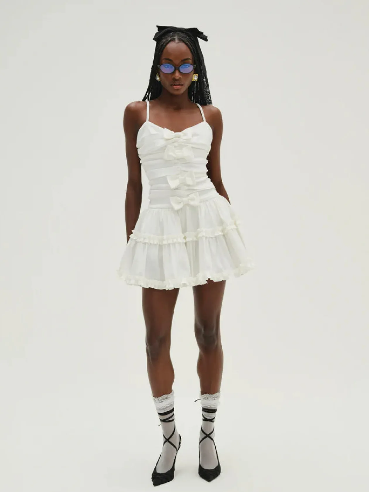 Whipped Cream Tafetta Mini Dress