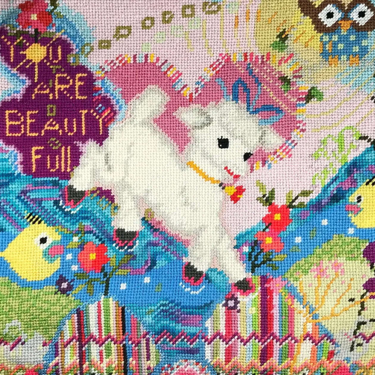 You Are Beauty-Full Organic Cotton Sateen Feather Down Pillow