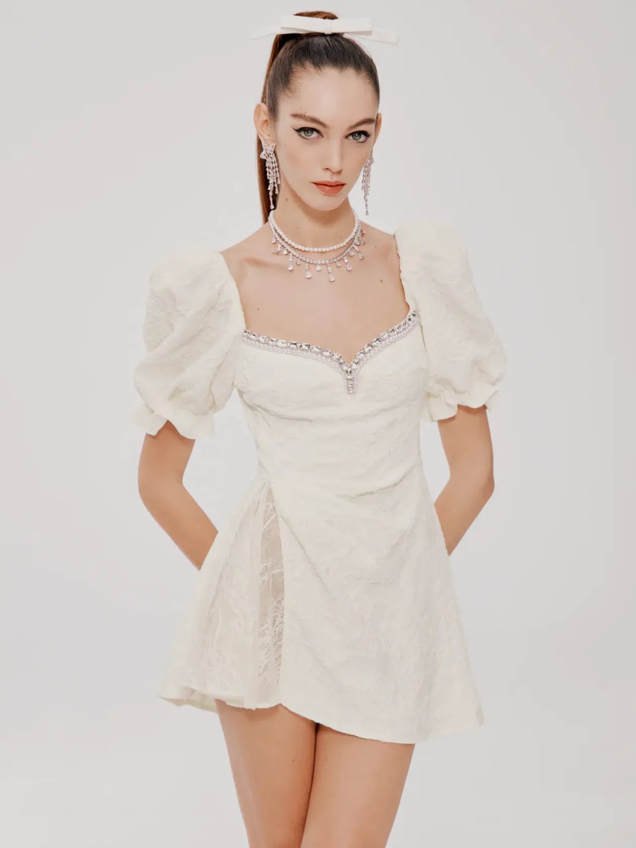 Ysabella Dress in White